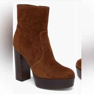 PAIGE Maren Platform Bootie size 9 in Cocoa